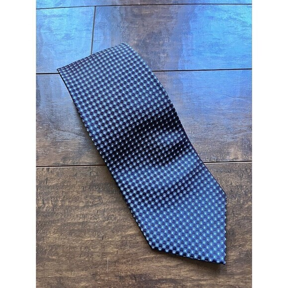 Pronto-uomo Mens 100% Silk Casual Printed Tie - Picture 1 of 5